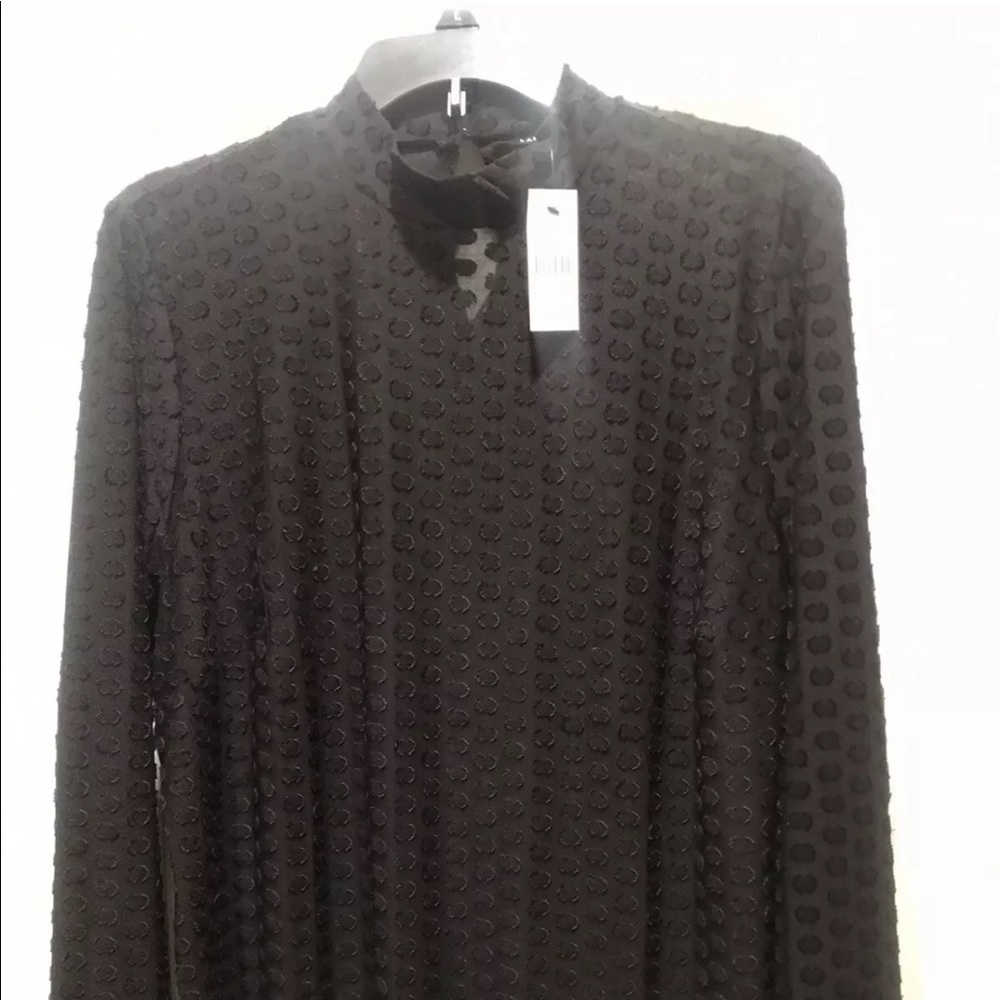 Lane Bryant black top shirt blouse size 14/16 NWT